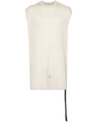 hellbeige Trägershirt von Rick Owens DRKSHDW