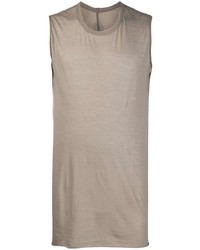 hellbeige Trägershirt von Rick Owens