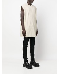 hellbeige Trägershirt von Rick Owens DRKSHDW