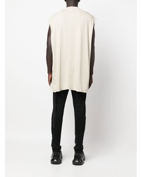 hellbeige Trägershirt von Rick Owens DRKSHDW