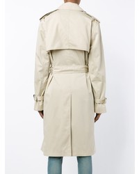 hellbeige Trenchcoat von Saint Laurent