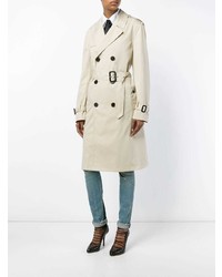 hellbeige Trenchcoat von Saint Laurent