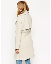 hellbeige Trenchcoat von Asos