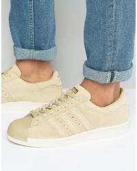 hellbeige Turnschuhe von adidas