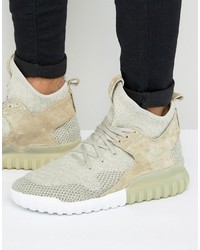 hellbeige Turnschuhe von adidas