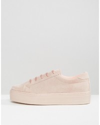 hellbeige Turnschuhe von Asos