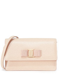 hellbeige Umhängetasche von Salvatore Ferragamo