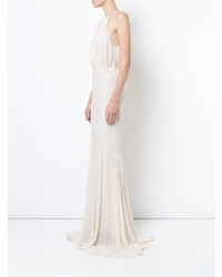 hellbeige verziertes Ballkleid von Zac Zac Posen