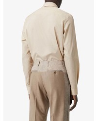 hellbeige verziertes Langarmhemd von Burberry