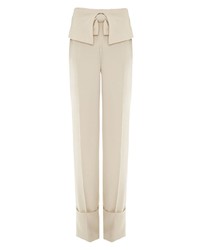 hellbeige weite Hose von Framed