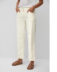 hellbeige weite Hose von Cecil