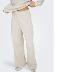 hellbeige weite Hose von Only Play