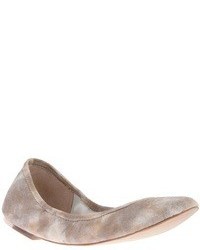 hellbeige Wildleder Ballerinas von Bloch