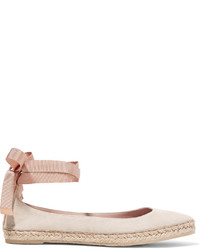 hellbeige Wildleder Espadrilles