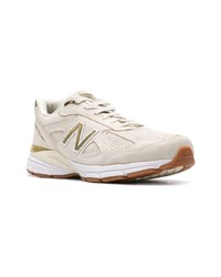 hellbeige Wildleder niedrige Sneakers von New Balance