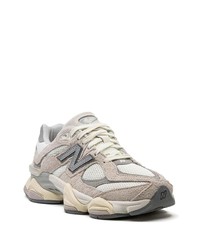 hellbeige Wildleder niedrige Sneakers von New Balance