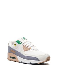 hellbeige Wildleder niedrige Sneakers von Nike