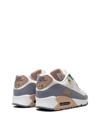 hellbeige Wildleder niedrige Sneakers von Nike