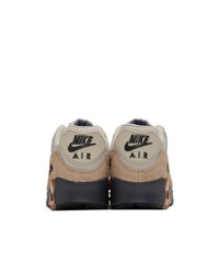hellbeige Wildleder niedrige Sneakers von Nike