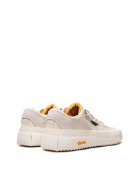 hellbeige Wildleder niedrige Sneakers von Brand Black