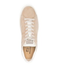 hellbeige Wildleder niedrige Sneakers von Woolrich