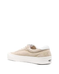 hellbeige Wildleder niedrige Sneakers von Vans