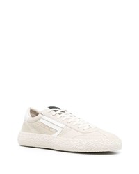 hellbeige Wildleder niedrige Sneakers von Puraai