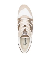 hellbeige Wildleder niedrige Sneakers von Diadora