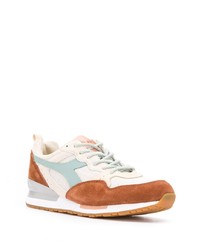 hellbeige Wildleder niedrige Sneakers von Diadora