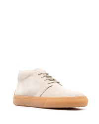 hellbeige Wildleder niedrige Sneakers von Tod's