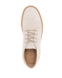 hellbeige Wildleder niedrige Sneakers von Tod's