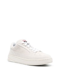 hellbeige Wildleder niedrige Sneakers von Diesel