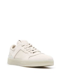 hellbeige Wildleder niedrige Sneakers von Jimmy Choo