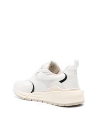 hellbeige Wildleder niedrige Sneakers von Ferragamo