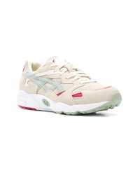 hellbeige Wildleder niedrige Sneakers von Asics