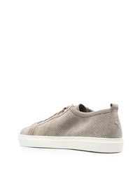 hellbeige Wildleder niedrige Sneakers von Henderson Baracco