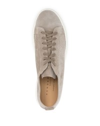 hellbeige Wildleder niedrige Sneakers von Henderson Baracco