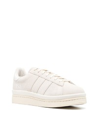 hellbeige Wildleder niedrige Sneakers von Y-3