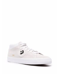 hellbeige Wildleder niedrige Sneakers von Converse