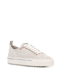 hellbeige Wildleder niedrige Sneakers von Represent