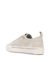 hellbeige Wildleder niedrige Sneakers von Represent