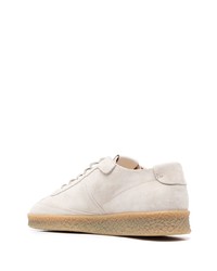 hellbeige Wildleder niedrige Sneakers von Buttero