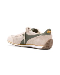 hellbeige Wildleder niedrige Sneakers von Diadora