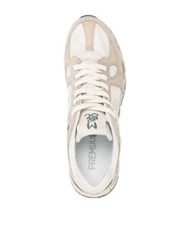 hellbeige Wildleder niedrige Sneakers von Premiata