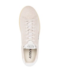 hellbeige Wildleder niedrige Sneakers von AUTRY