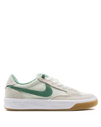 hellbeige Wildleder niedrige Sneakers von Nike