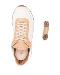 hellbeige Wildleder niedrige Sneakers von Buttero