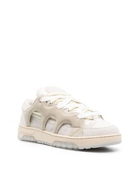 hellbeige Wildleder niedrige Sneakers von Paura