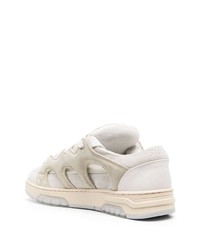 hellbeige Wildleder niedrige Sneakers von Paura