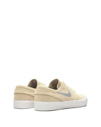 hellbeige Wildleder niedrige Sneakers von Nike